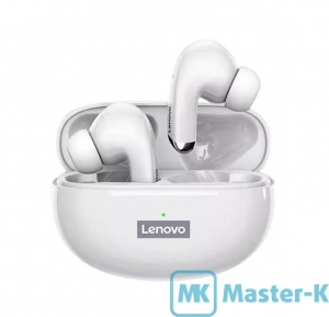 Наушники Lenovo LP5 White Bluetooth