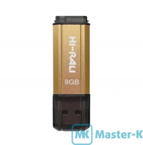 USB FLASH 8Gb Hi-Rali Stark Series Gold (HI-8GBSTGD)