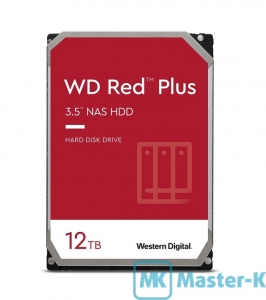 HDD 3,5" SATA 12Tb WD WD120EFBX Red Plus 7200, 256Mb