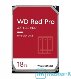 HDD 3,5" SATA 18Tb WD WD181KFGX Red Pro 7200, 512Mb