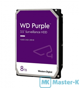 HDD 3,5" SATA 8Tb WD WD85PURZ 5640, 256Mb