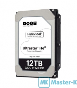 HDD 3,5" SATA 12Tb WD Ultrastar DC HE12 (HUH721212ALE604) 7200, 256Mb