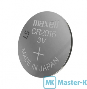 Батарейка Maxell Lithium CR2016