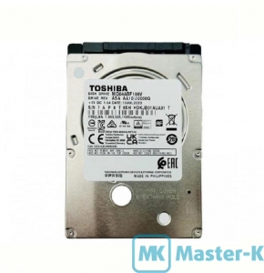 HDD 2,5" SATA 1Tb Toshiba MQ04ABF100V 5400,128Mb