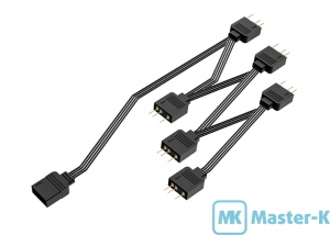 Разветвитель питания ID-Cooling FS-06 ARGB 6x12V 3/4-pin