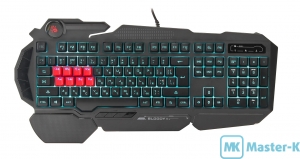 Клавиатура A4Tech B318 Bloody LK Black USB