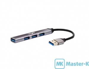 USB HUB Frime FH-20152 4-port (1х3.0, 3x2.0) Black USB 3.0