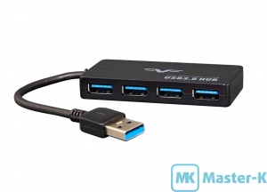 USB HUB Frime FH-30510 4-port Black USB 3.0