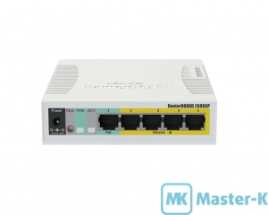 Switch MikroTik CSS106-1G-4P-1S (RB260GSP)