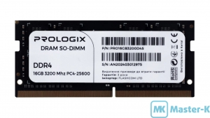 SO-DDR4 16Gb 3200 Prologix (PRO16GB3200D4S)