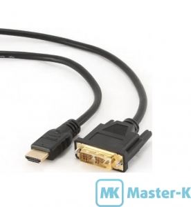 Кабель HDMI to DVI 1.0m Maxxter V-HDMI-DVI-1M