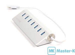 USB HUB Maxxter HU3A-7P-01 7-port Silver USB 3.0