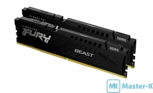 DDR5 32Gb (2x16Gb) 6400 Kingston Fury Beast Black (KF564C32BBK2-32)
