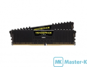 DDR4 32Gb (2*16Gb) 3200 Corsair Vengeance LPX Black (CM4X16GD3200C16K2E)