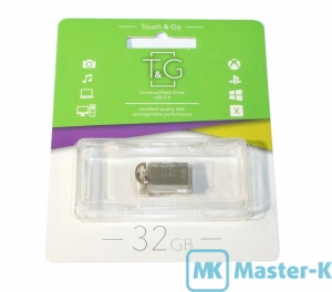 USB FLASH 32Gb T&G 107 Metal Series Silver (TG107-32G)
