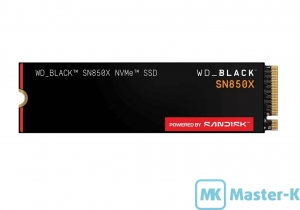SSD M.2 PCI-E 8Tb WD Black SN850X (WDS800T2X0E)