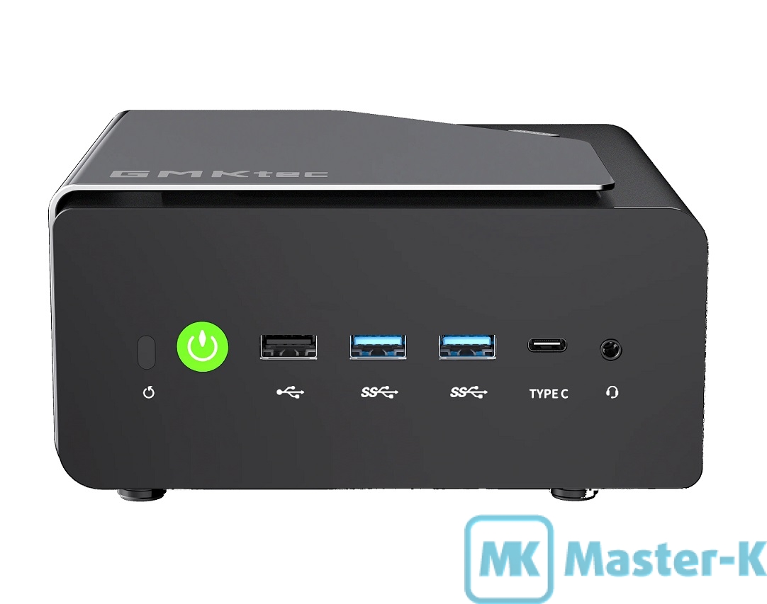 Неттопы : Неттоп GMKtec NucBox K12, Black, Ryzen 7 H 255 (16x3.8