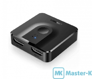 Сплиттер Ugreen CM217 HDMI 2.0 2 in 1 Bi-Directional Switcher 4K@60Hz Black (50966)