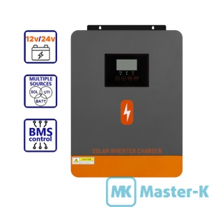 Инвертор гибридный солнечный PowMr POW-HVM4.2K-24V-D 12V/24V/230V + зарядное