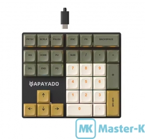 Клавиатура Apayado K33 Wired Mechanical Numeric Keypad Glimmer (Red Switch)
