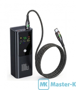 Мобильная батарея QOOVI Power Bank 20000 mAh 100W Black (Q-100W)