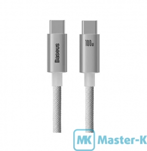 Кабель USB 3.0  Type C - Type C, 2.0 м 100W Baseus Minimalist Series Fast Charging Data Cable CAJY020102 White