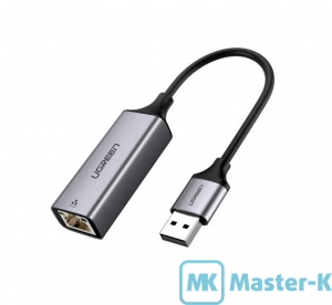 Net Card Ugreen CM209 (50922) Aluminium Case USB 3.0 1000Mбит/с USB Type-A