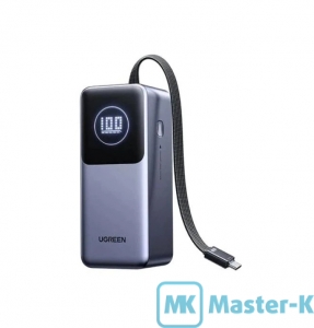 Мобильная батарея Ugreen Nexode PB723 20000 mAh 130W Grey (55365)