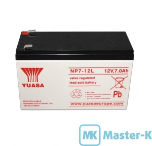 Аккумуляторная батарея 12В/7,0 Ач для UPS Yuasa NP7-12L