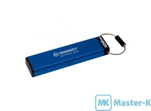 USB FLASH 128Gb Kingston IronKey Keypad 200 IKKP200/128GB Blue