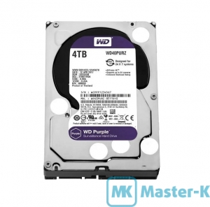 HDD 3,5" SATA 4Tb WD WD40PURZ 5400, 64Mb Б/У