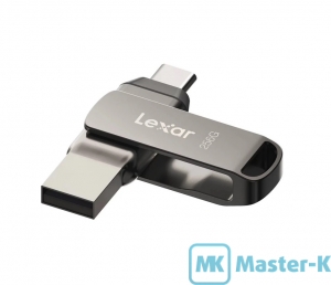 USB FLASH 256Gb Lexar JumpDrive Dual Drive D400 (LJDD400256G-SNQNC) USB 3.1 Type A/C