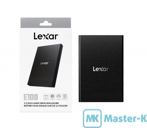 Mobile USB SATA 2,5" Lexar E100 USB 3.0 Black