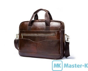 Сумка Humerpaul 15.6" Genuine Leather Laptop Bag Coffee