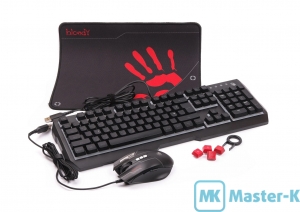 Комплект A4Tech Bloody B1700 Black USB