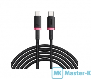 Кабель USB 3.0  Type C - Type C, 1.0 м 240W Baseus Dura Fast Charging Data Cable Red Black (P10377803U03-01)
