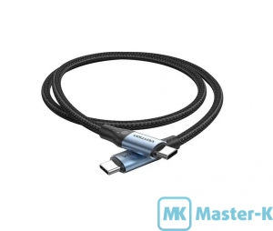 Кабель USB 3.0  Type C - Type C, 1.5 м 240W Vention Black (TREBG)