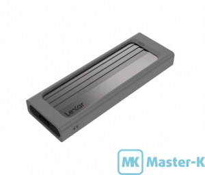 Mobile USB Type-C M.2 NVMe Lexar E300 LPAE300-RNBNG USB 3.2 Gen2 Type-C Grey + кабель Type-A - Type-C