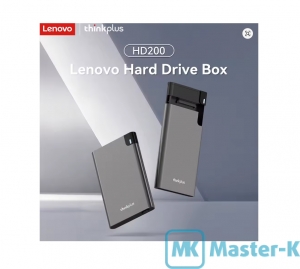 Mobile USB SATA 2,5" Lenovo ThinkPlus HD200 USB 3.2 Type-C Black