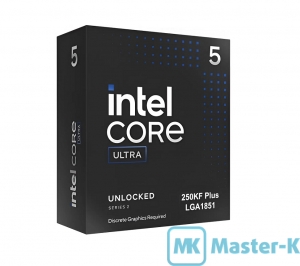 Intel Core Ultra 5 250KF Plus 4,20GHz/7200MHz/30Mb, LGA-1851 BOX (BX80768250KF)