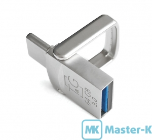 USB FLASH 64Gb T&G 104 Metal Series Silver (TG104TC-64G3) USB 3.0