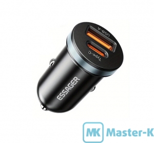 Зарядное устройство автомобильное Essager ES-CC12 30W Black