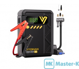 Бустер VTOMAN X4 Jump Starter with Air Compressor Black (JS-507) 10000 mAh
