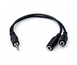кабель-audio-3.5мм-2-3.5мм-male-female-0.1-м-(двойник)